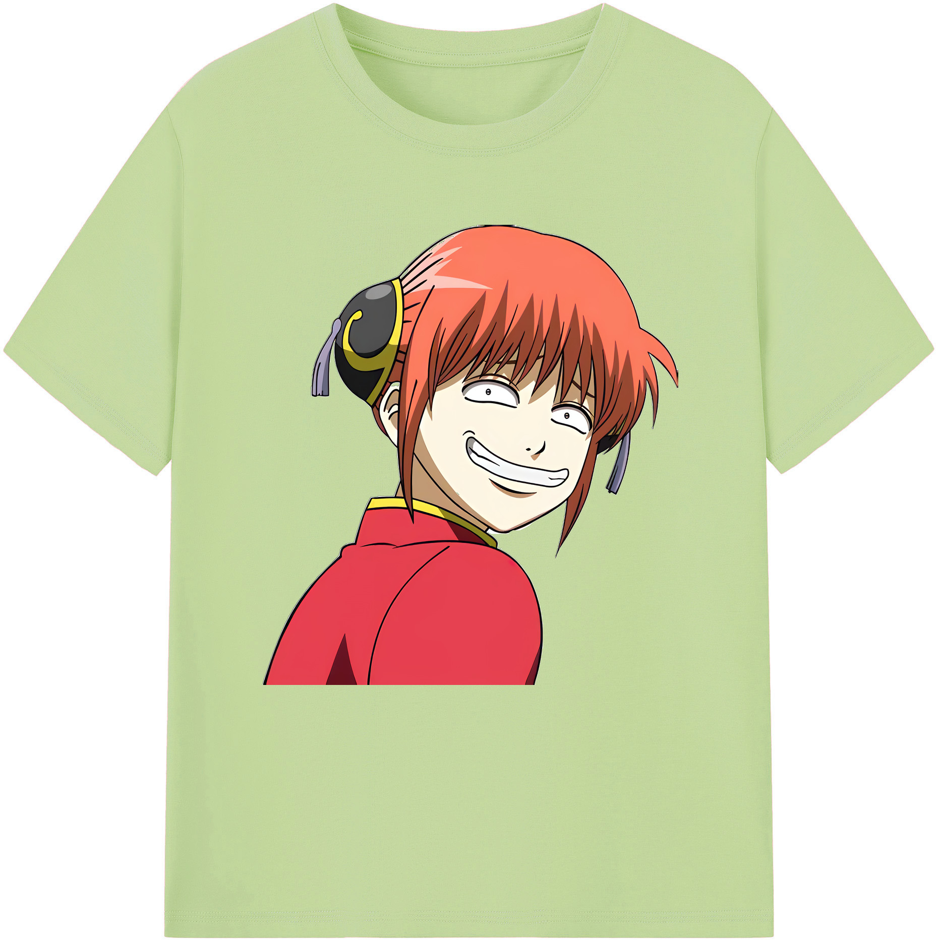 （画像用） ぎんたま 坂田銀時（さかたぎんとき） 神楽 志村新八（しむら しんぱち） GINTAMA Sakata Gintoki Kagura Shimura Shinpachi 綿100％半袖Tシャツ（フロントプリント）